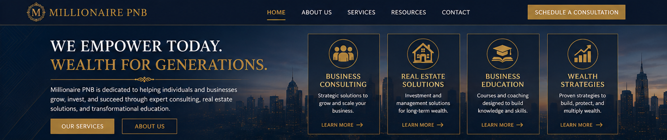 Millionaire PNB original about page banner